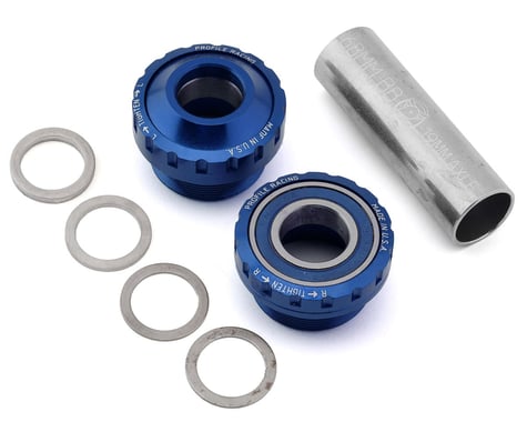 Profile Racing External European Bottom Bracket Kit (Blue) (19mm)